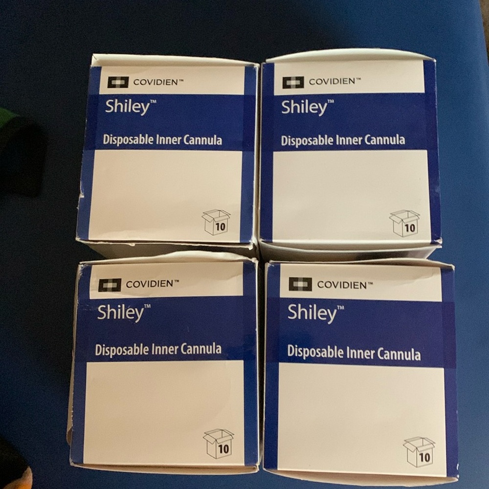 - Coviden Shiley 6IC75 Disposable Inner Cannula Size 6 - 4 boxes -40 total
